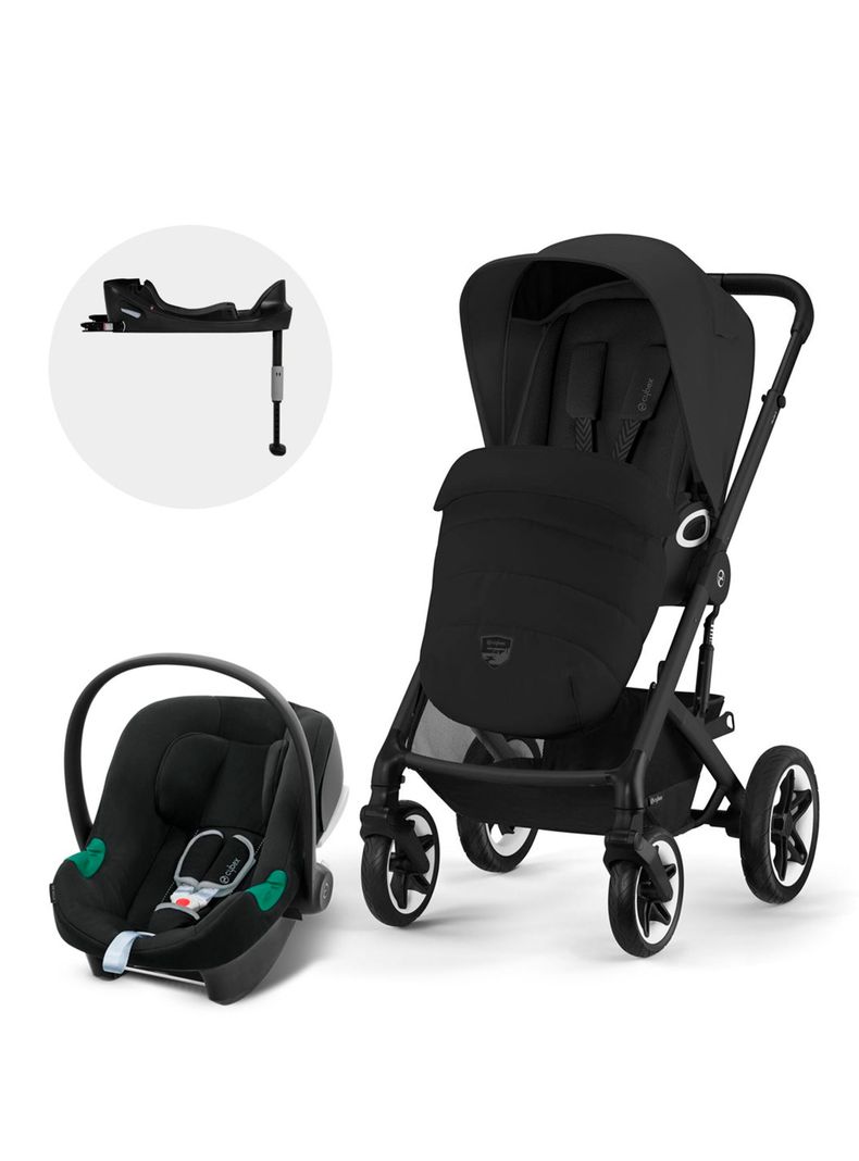 Coche Travel System Talos S Blk Mb + Aton B2-0