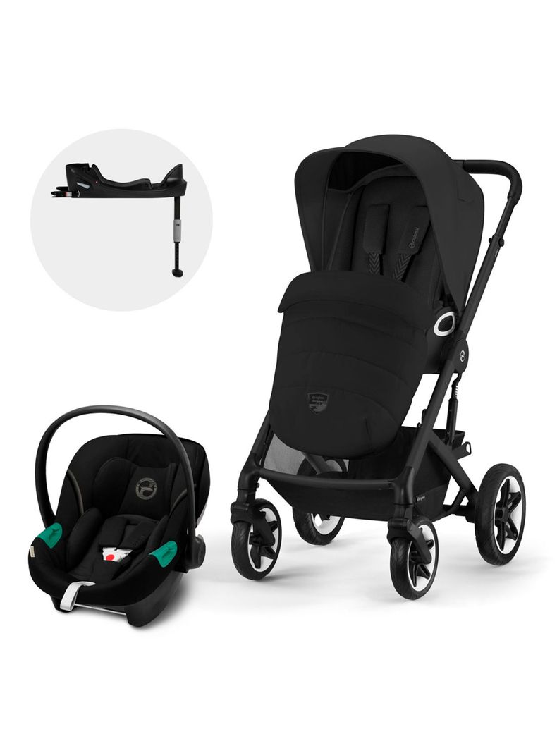 Coche Travel System Talos S Blk Mb + Aton S2-0