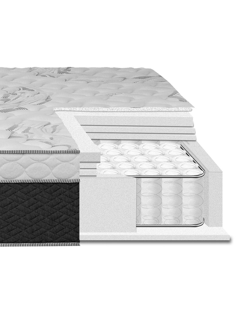 Cama Europea Everest 2 Plazas Base Dividida + Set Toledo-1