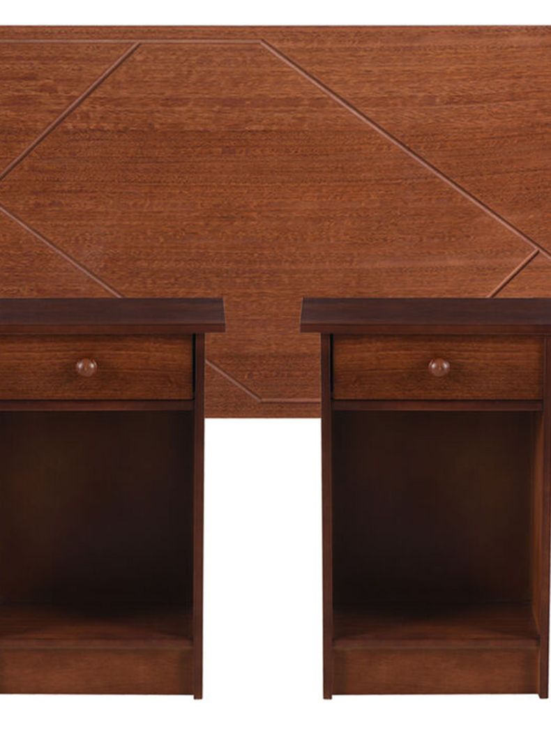 Set Muebles New Villarica: Respaldo 2 Plazas + 2 Veladores-1