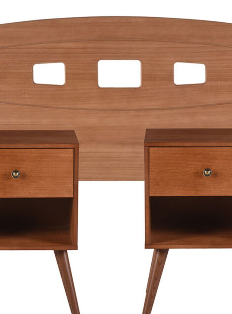 Set Muebles New Gales: Respaldo 2 Plazas + 2 Veladores-1