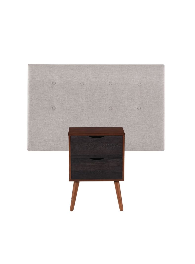 Set Muebles Trigis: Respaldo 1 Plaza + Velador-0