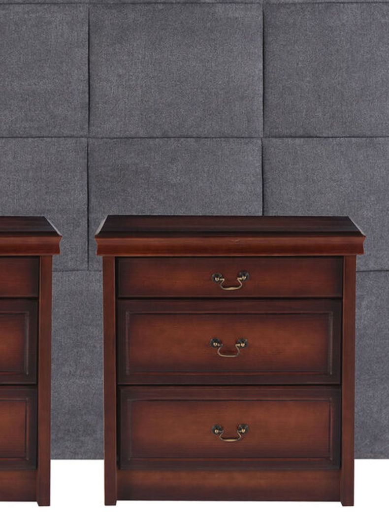 Set Muebles Tamesis: Respaldo Súper King + 2 Veladores-1