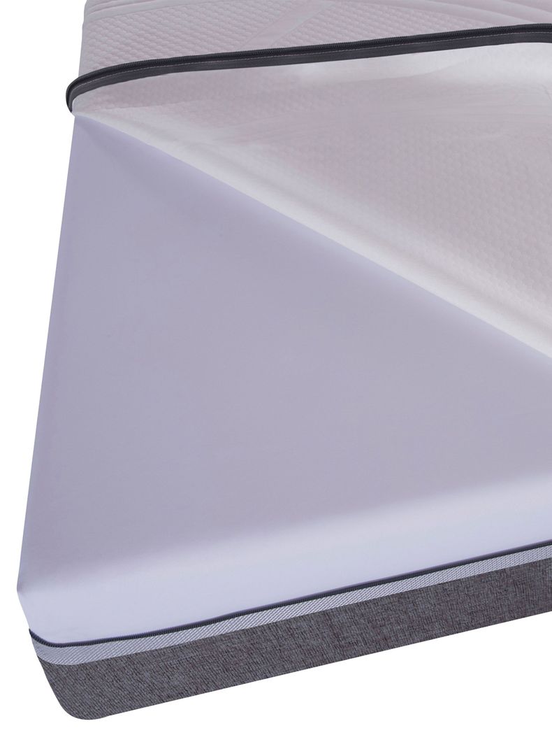 Box Spring Ortopedic Advance B5 Black 2 Plazas Base Divivida + Set Muebles New Dublín Chocolate-3
