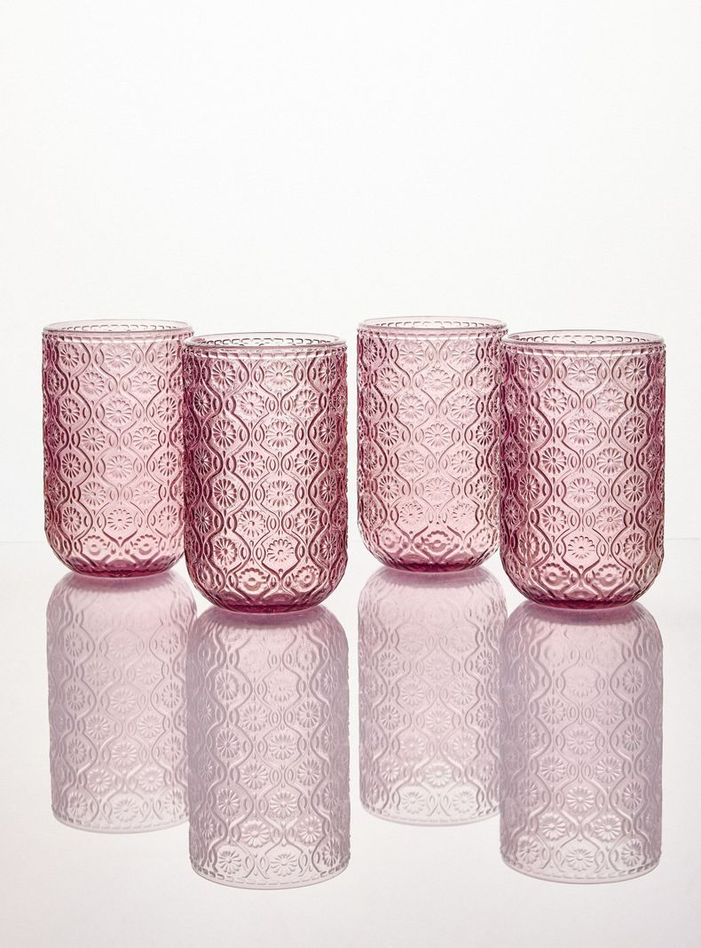 Vaso Alto Belleza 400 ml Púrpura-0