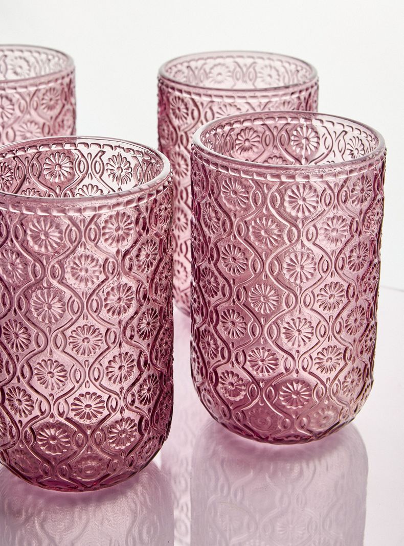 Vaso Alto Belleza 400 ml Púrpura-2