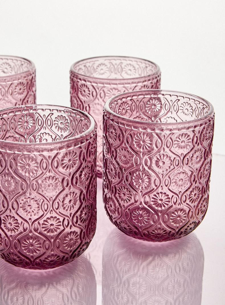 Vaso Bajo Belleza 260 ml Púrpura-2