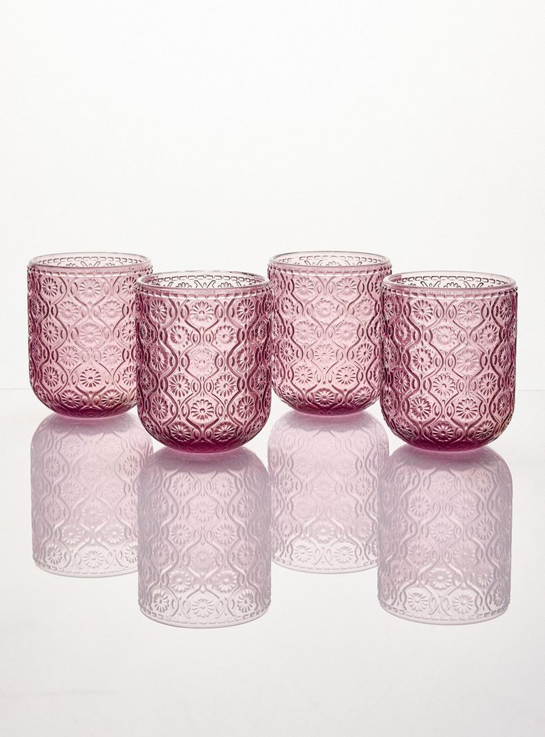 Vaso Bajo Belleza 260 ml Púrpura-0