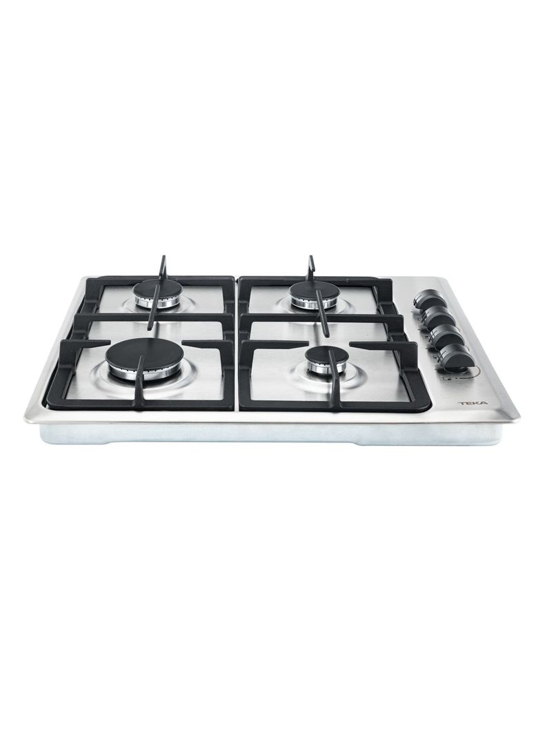 Encimera a Gas 4 Quemadores HLX640 Inox Parrilla FF-2