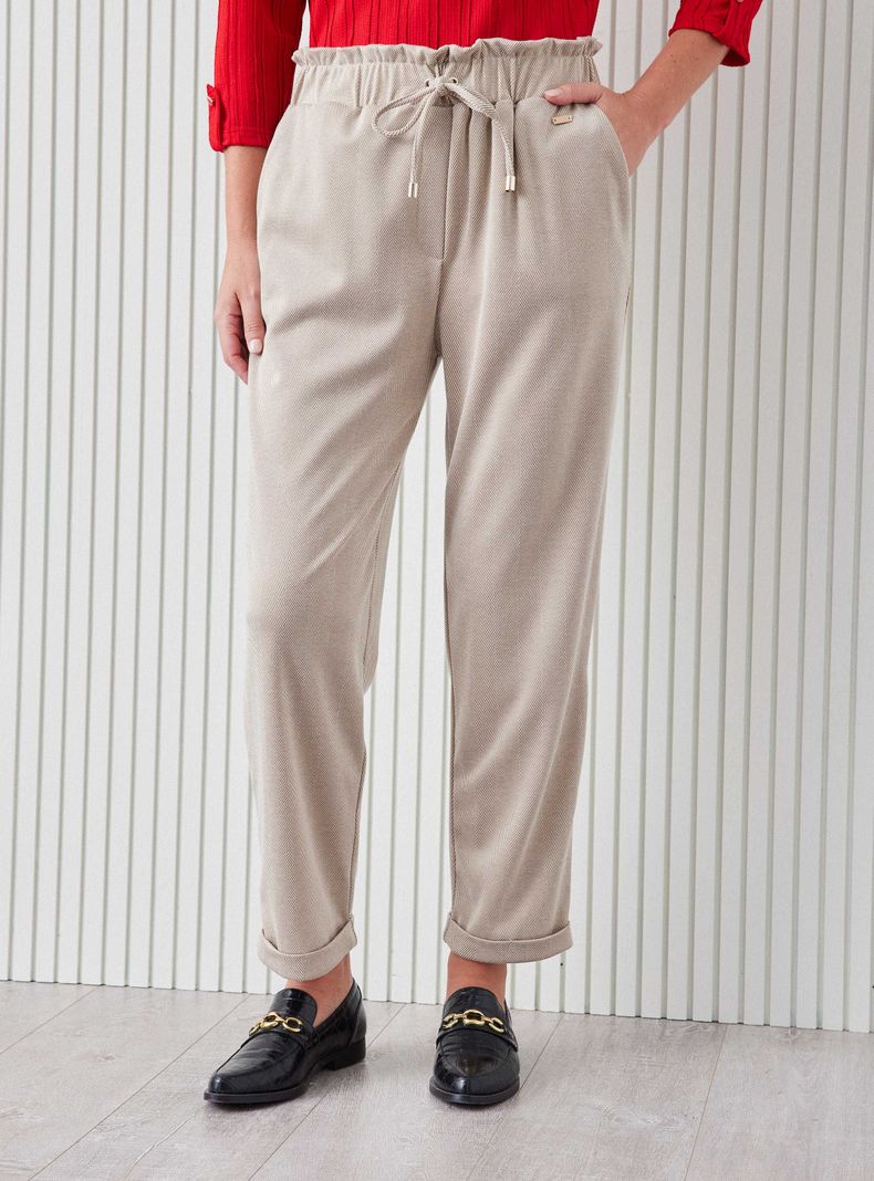 Pantalón Cintura Elástica y Cordón-0