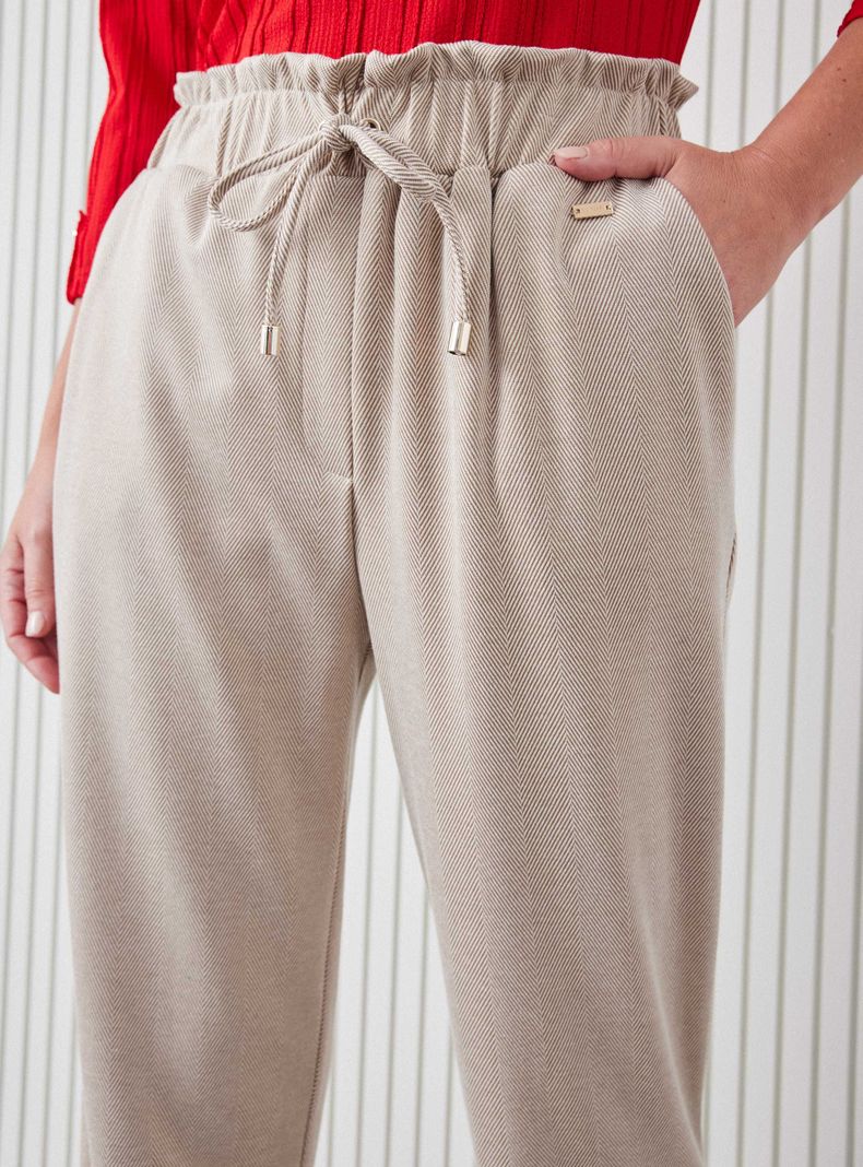 Pantalón Cintura Elástica y Cordón-2