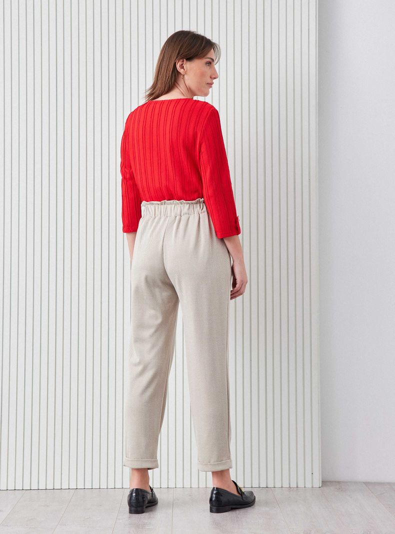 Pantalón Cintura Elástica y Cordón-5