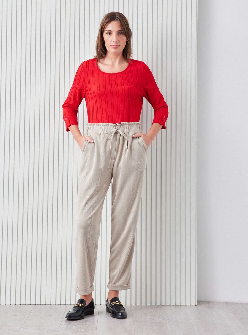 Pantalón Cintura Elástica y Cordón-4