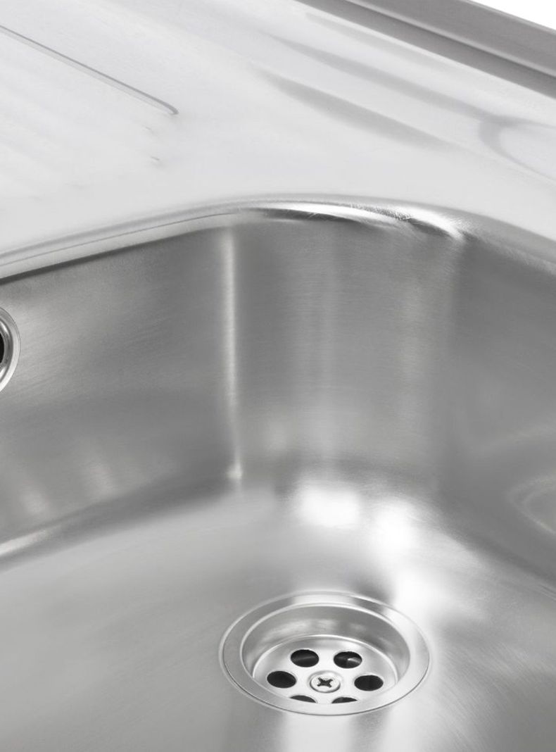 Lavaplatos Inoxidable Sobreponer  80.50 1C 1E Izq Monoblock 1o-3