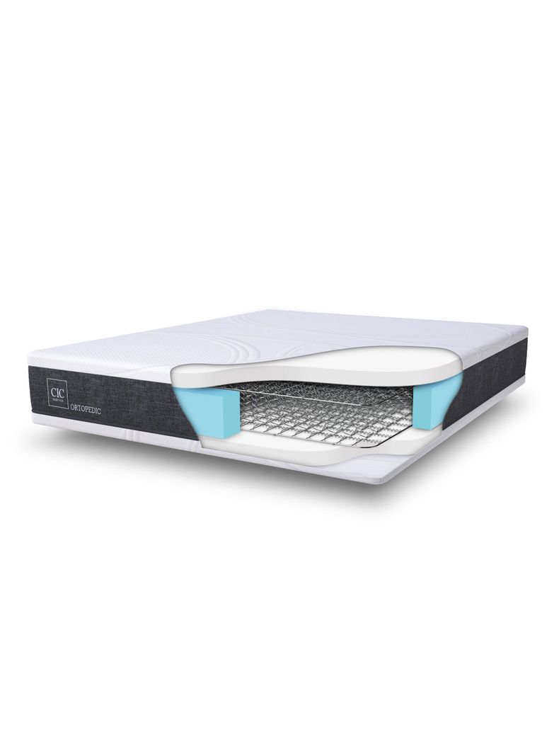 Cama Europea New Ortopedic 1.5 Plazas + Respaldo Tigris-2