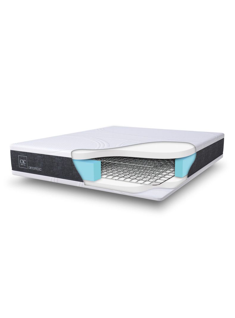 Cama Europea New Ortopedic 2 Plazas Base Dividida + Respaldo Tigris-4