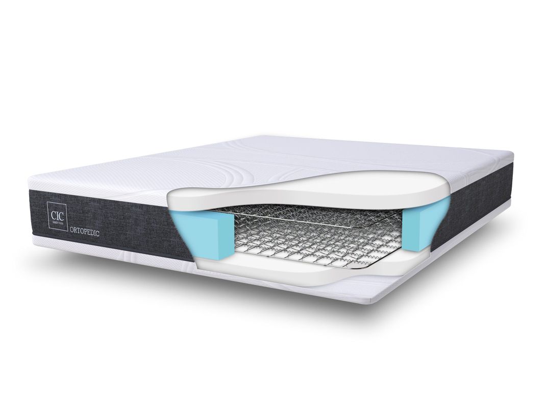 Cama Europea New Ortopedic 1.5 Plazas + Set Muebles Tigris-4
