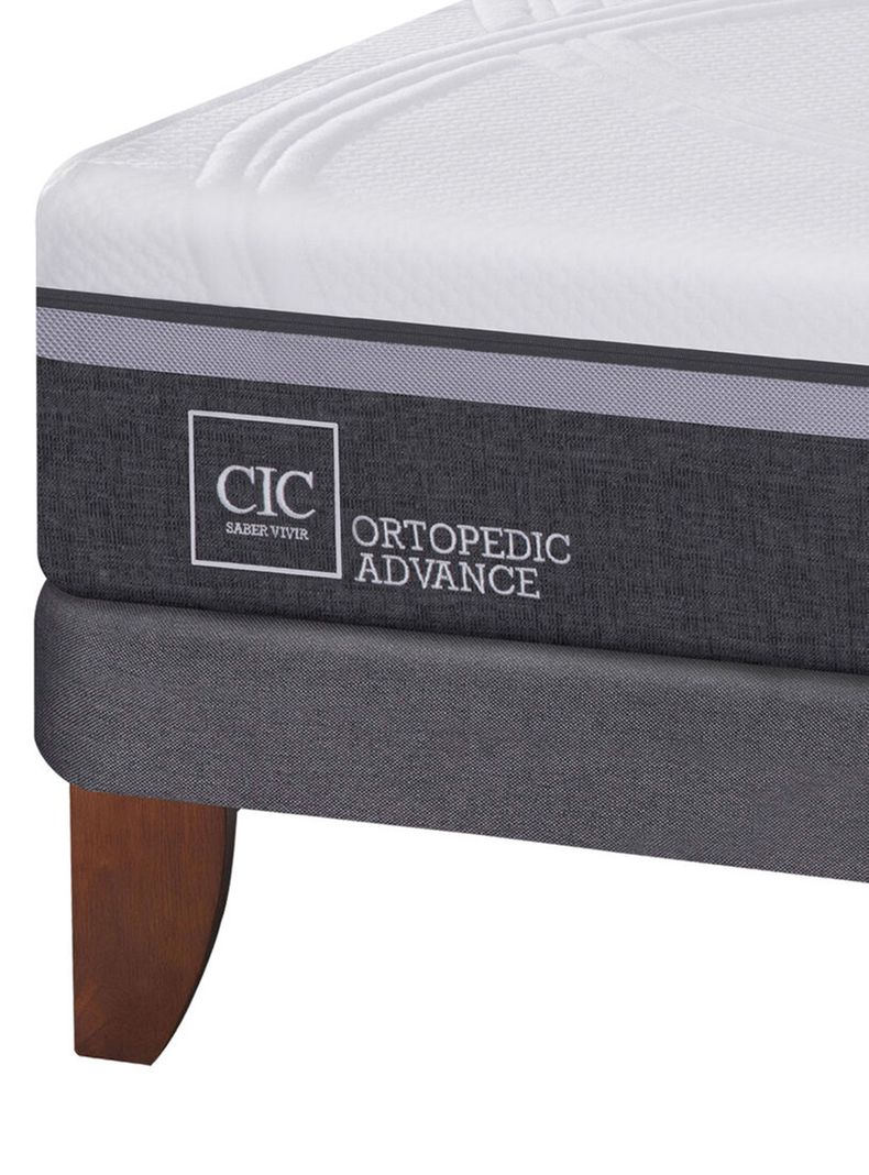 Cama Europea Ortopedic Advance 2 Plazas Base Dividida + Respaldo Tigris-4