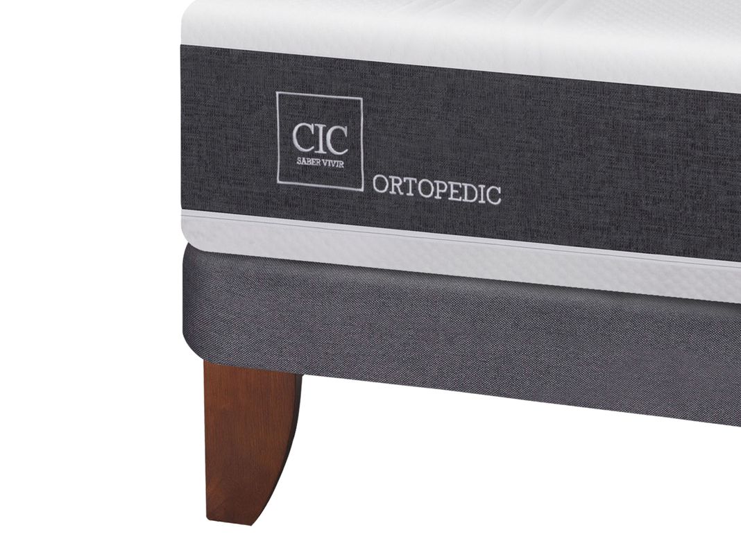 Cama Europea New Ortopedic 2 Plazas Base Dividida + Set Muebles Eufrates-3