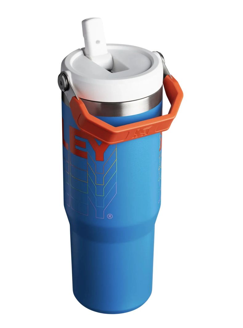 Botella Térmica Stanley Flip Straw Azure Reverb 887 ml-1