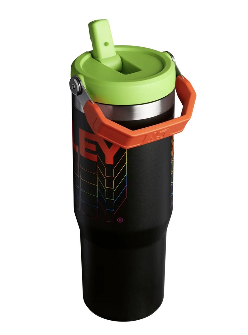 Botella Térmica Stanley Flip Straw Black Reverb 887 ml-1