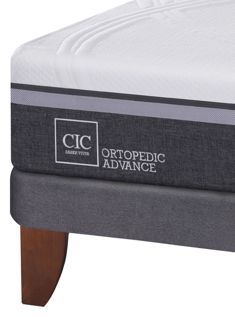 Cama Europea Ortopedic Advance 1.5 Plazas + Respaldo Eufrates-4