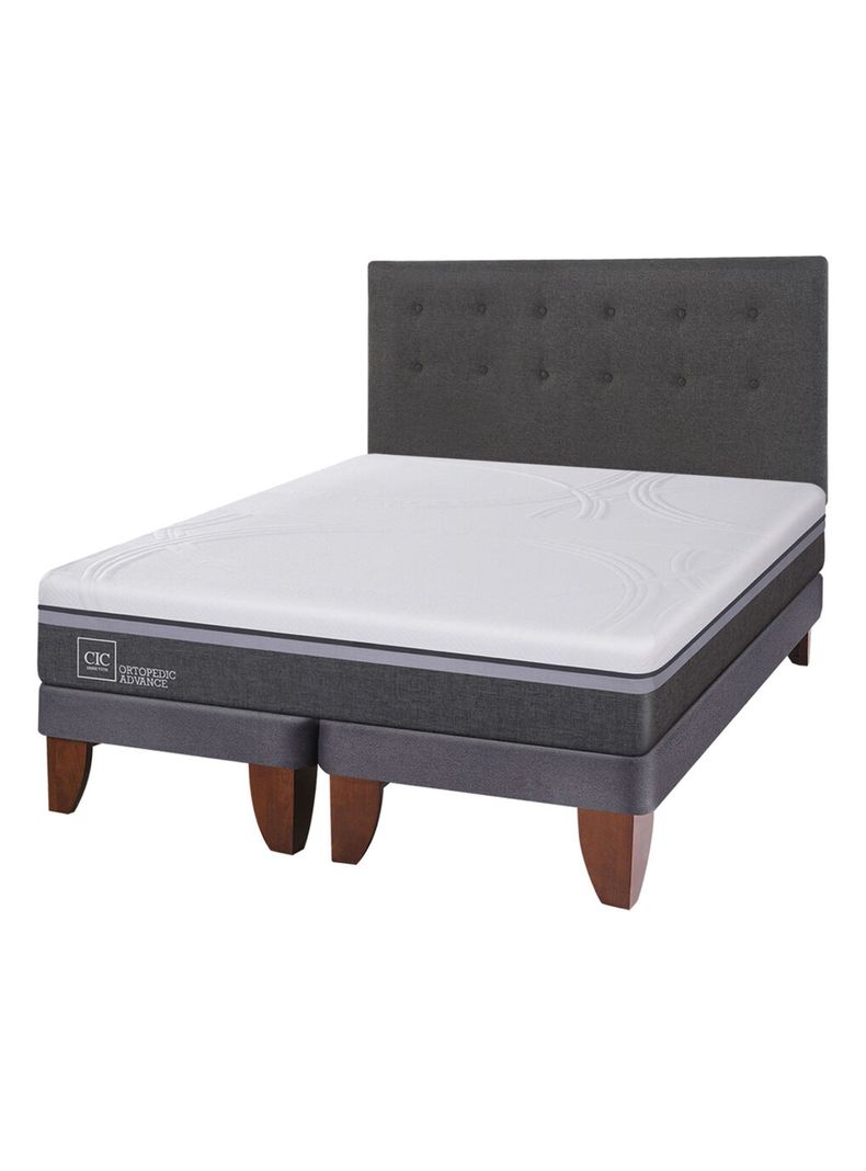Cama Europea Ortopedic Advance 2 Plazas Base Dividida + Respaldo Eufrates-0