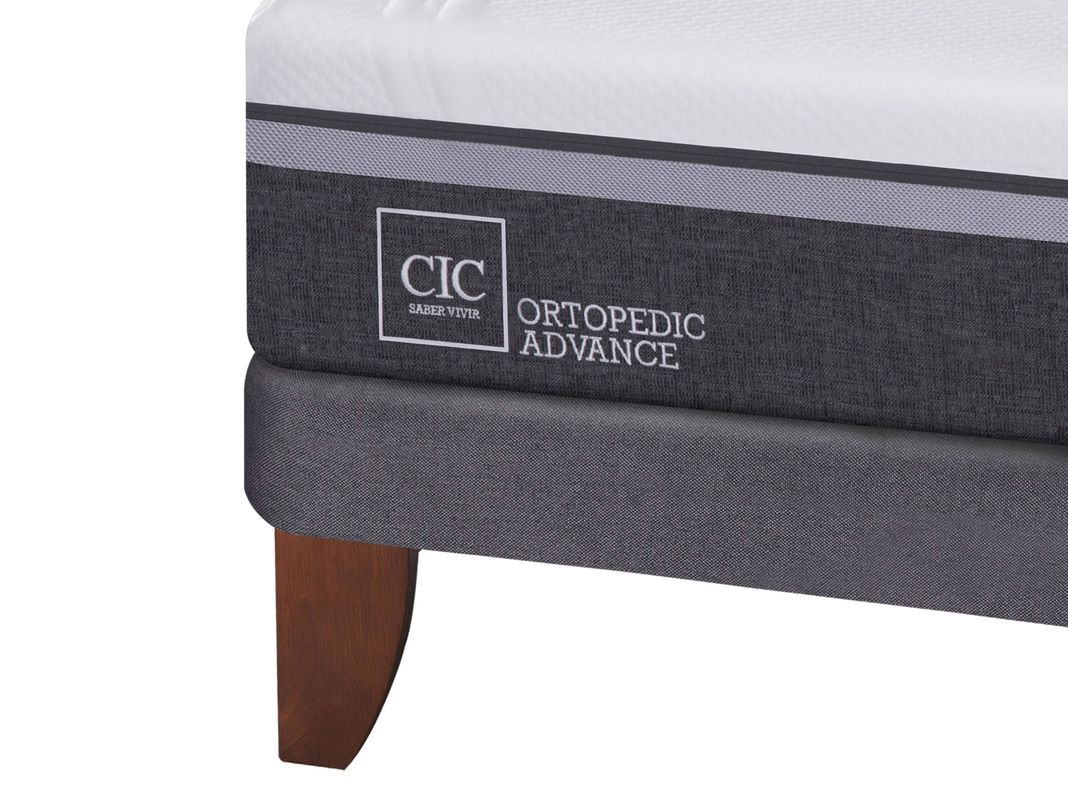 Cama Europea Ortopedic Advance 2 Plazas Base Dividida + Set Muebles Eufrates-3