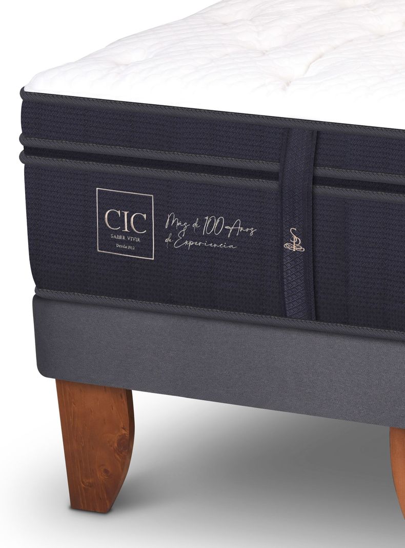 Cama Europea Super Premium 2 Plazas Base Dividida + Respaldo Eufrates-3