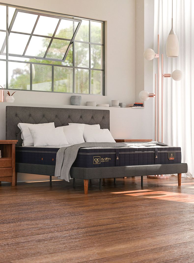 Cama Europea Super Premium 2 Plazas Base Dividida Eufrates + Set Muebles-4
