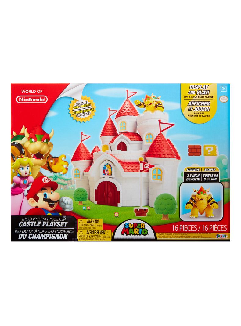 Figura Nintendo Playset Musheoom Kingdom Castillo-1