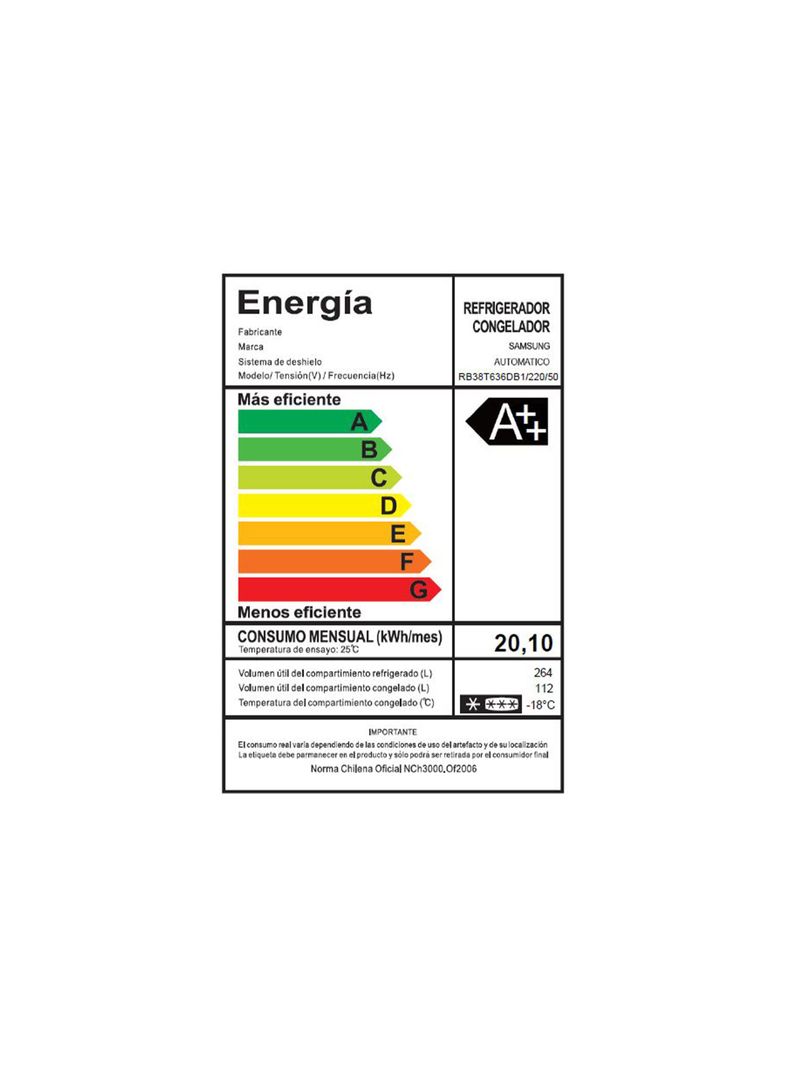 Refrigerador No Frost 376 Litros RB38T636DB1/ZS-6