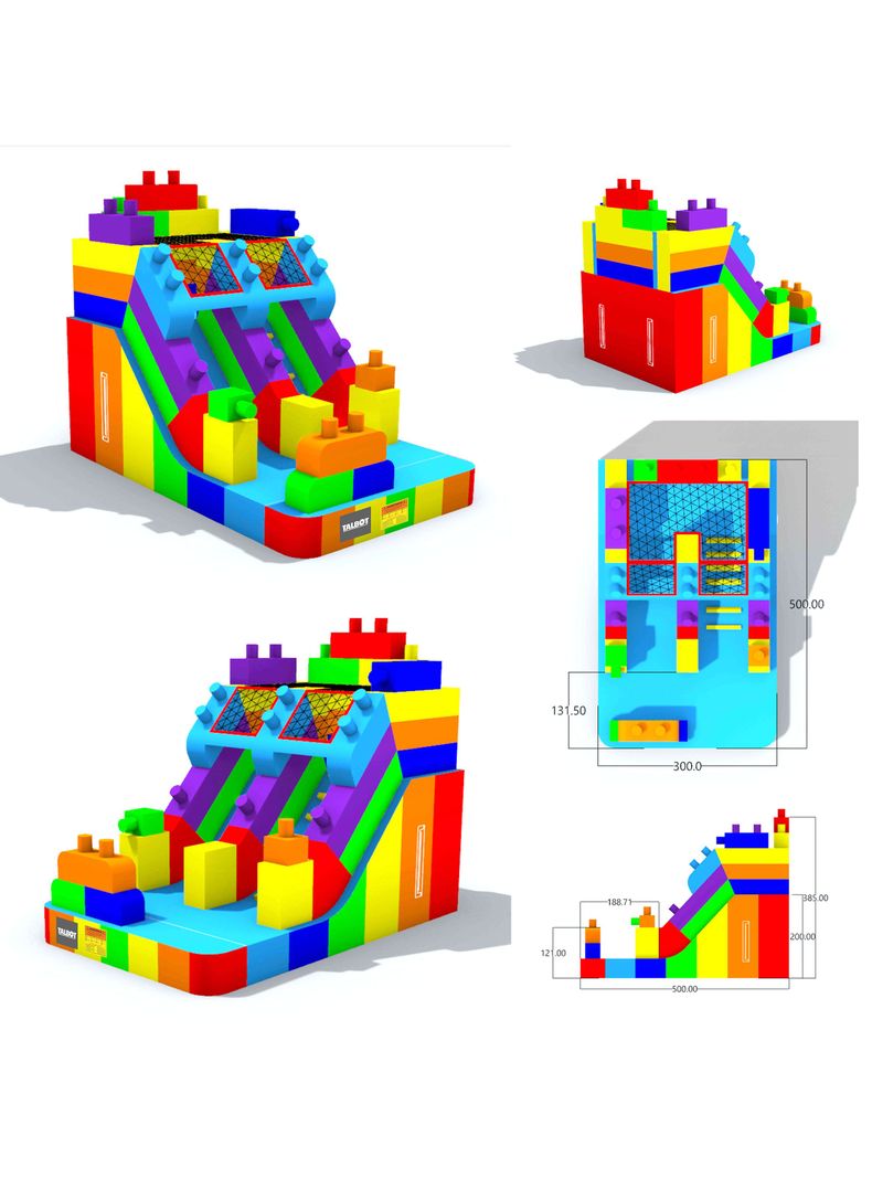 Juego Inflable Funland 5x3m-2