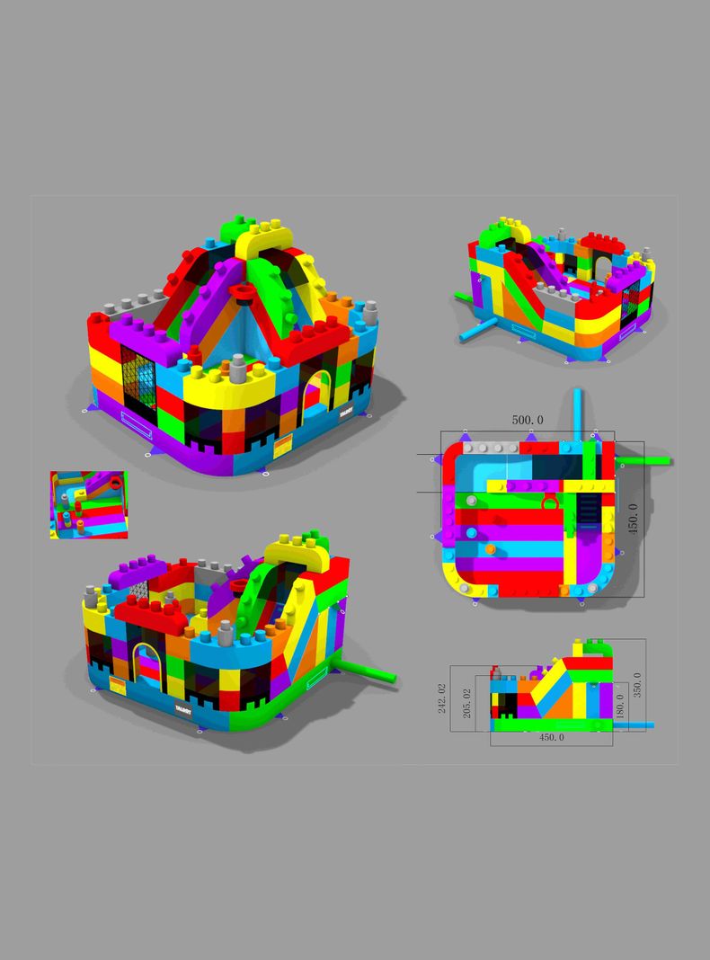 Juego Inflable Funland 5x4.5m-2