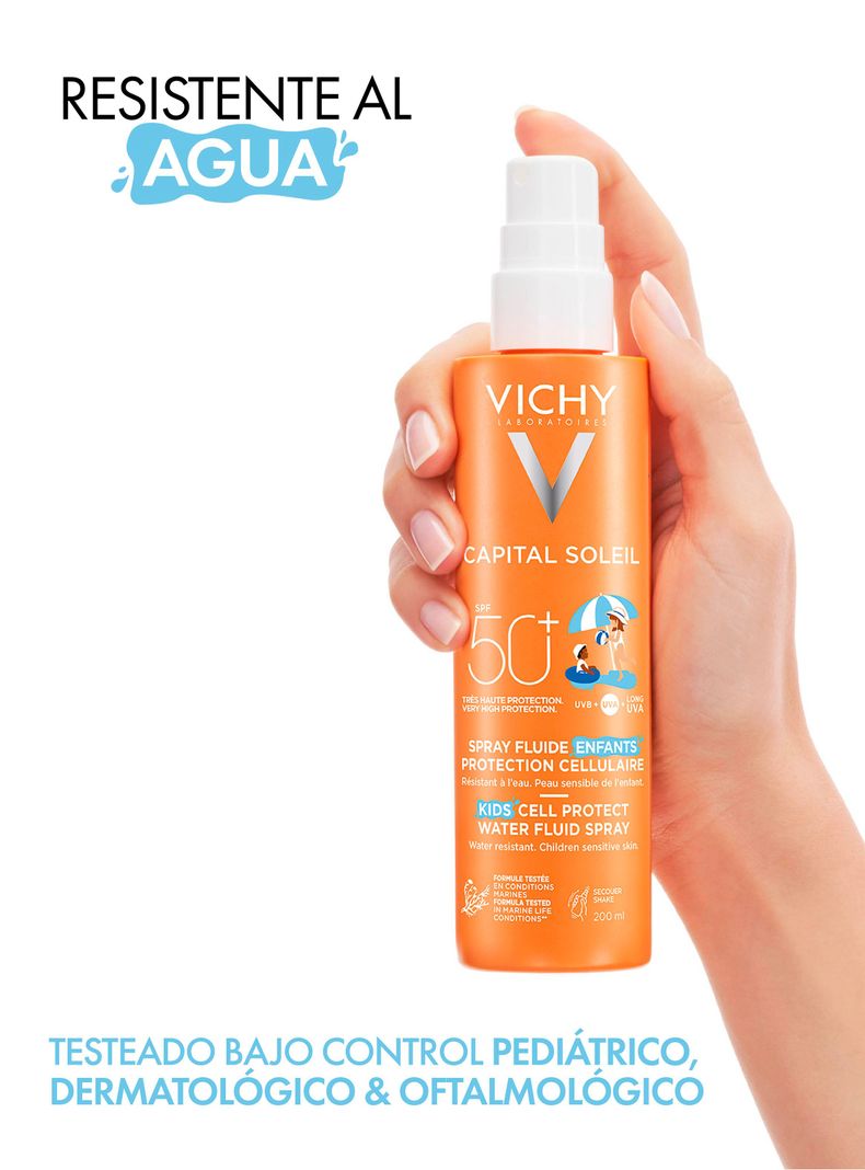 Capital Soleil Spray Invisible de niños FPS 50+ 200 ml-3