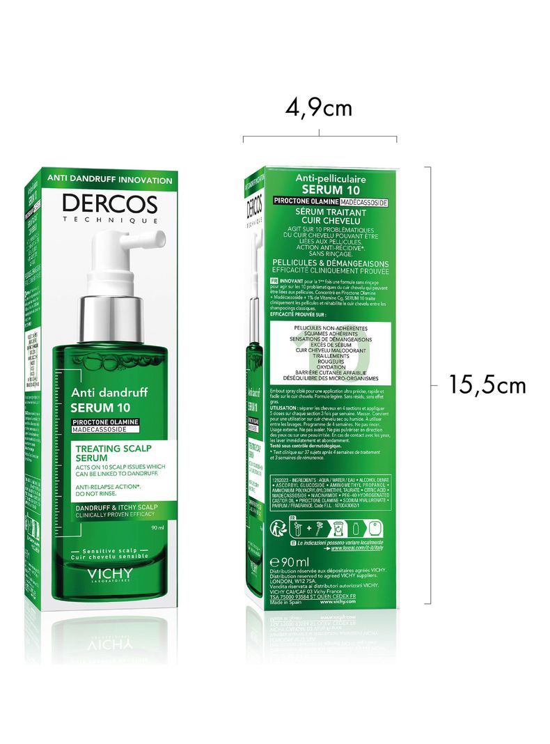 Dercos Serum 10 Anticaspa 90 ml-1