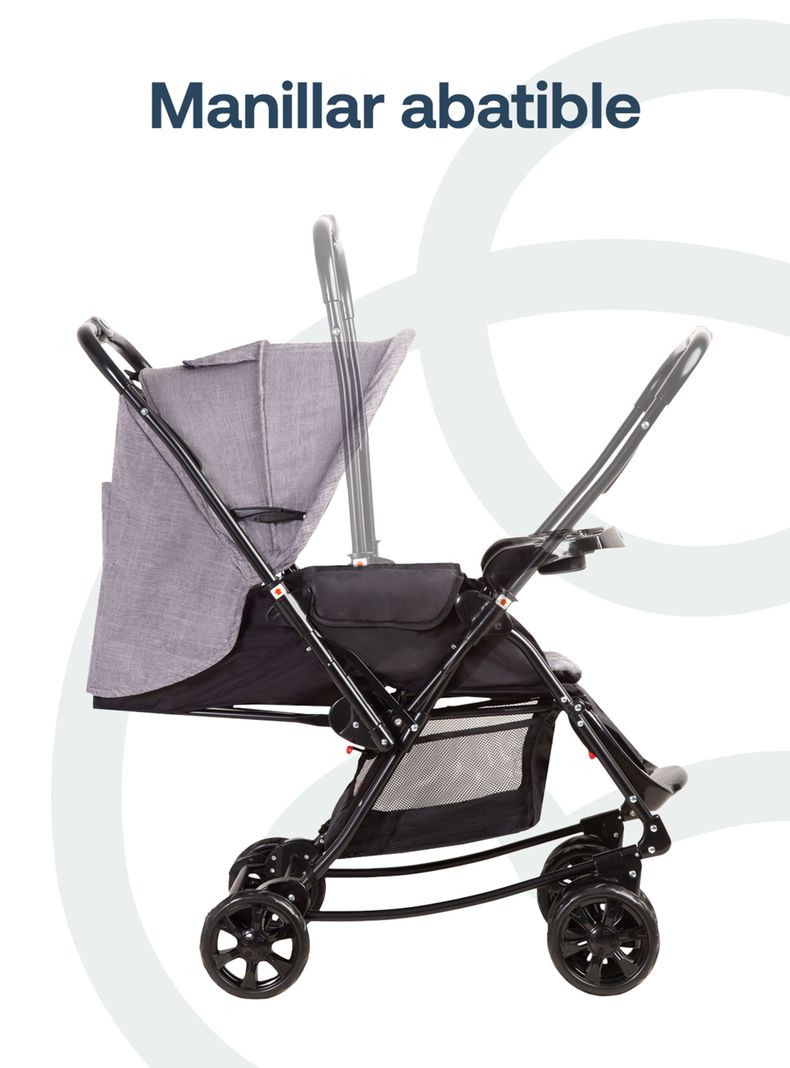 Coche Balancín Gris Sx Mel-1