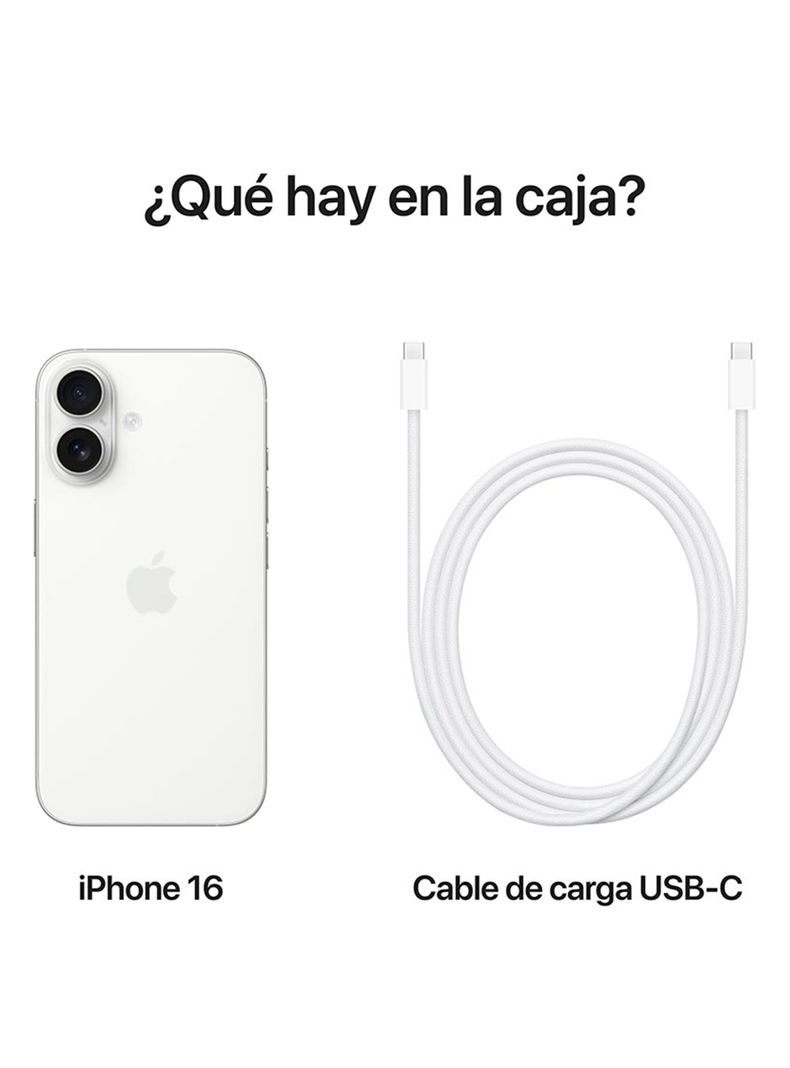 iPhone 16 256GB Blanco Liberado-2