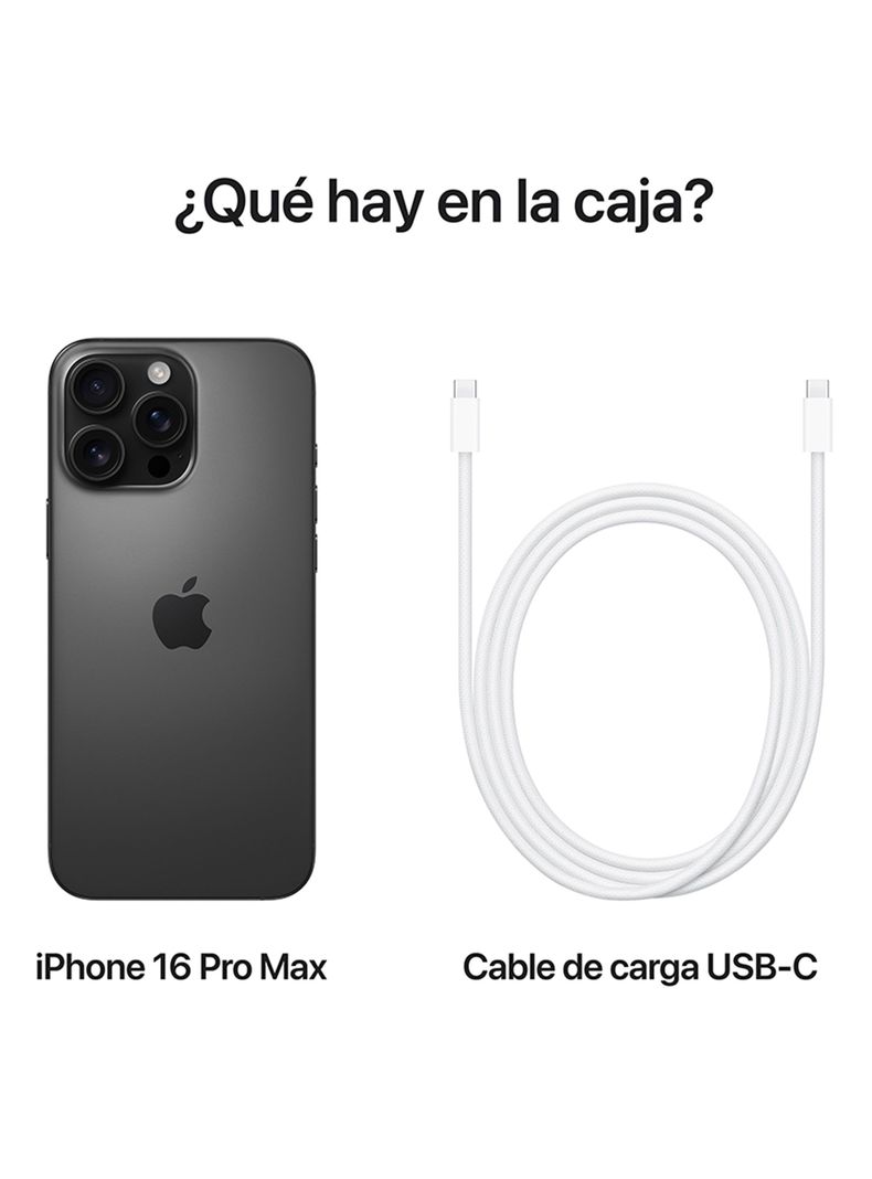 iPhone 16 Pro Max 1TB Titanio Negro Liberado-2