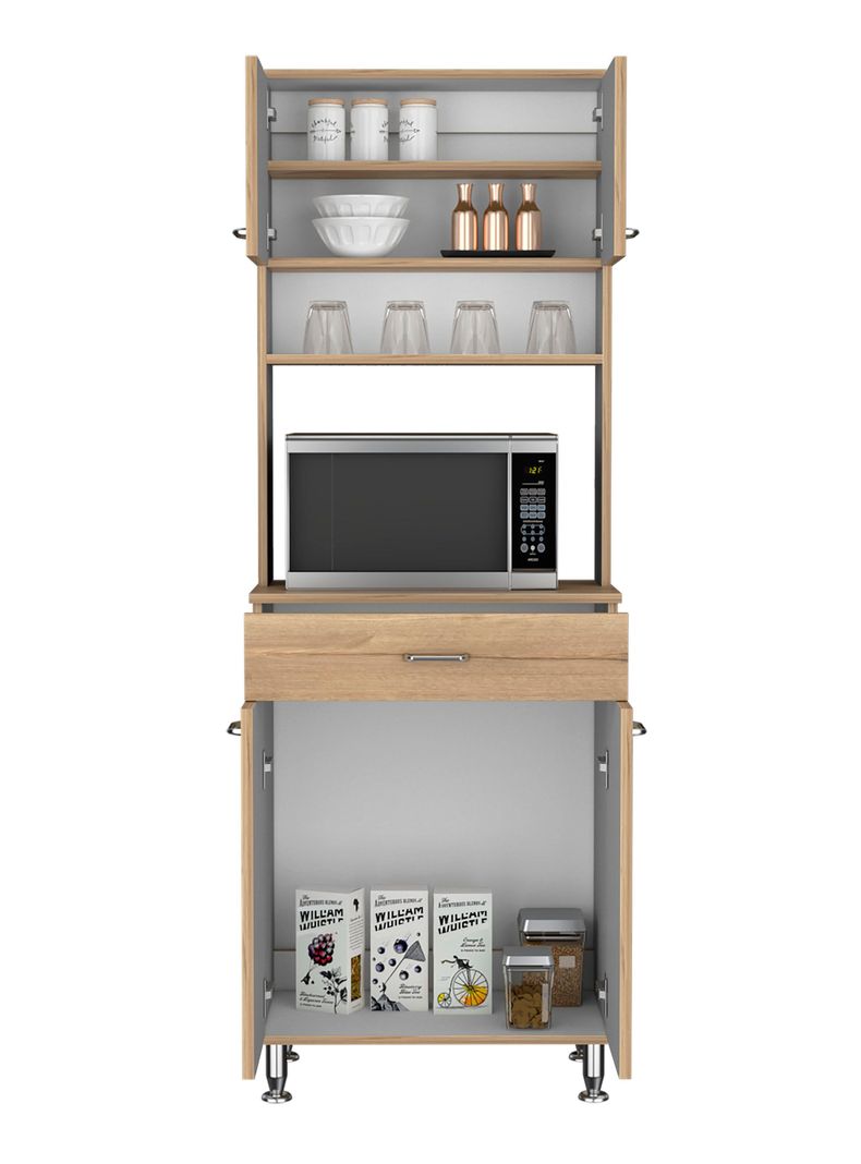 Mueble Microondas Kitchen 60 Duna Blanco-2