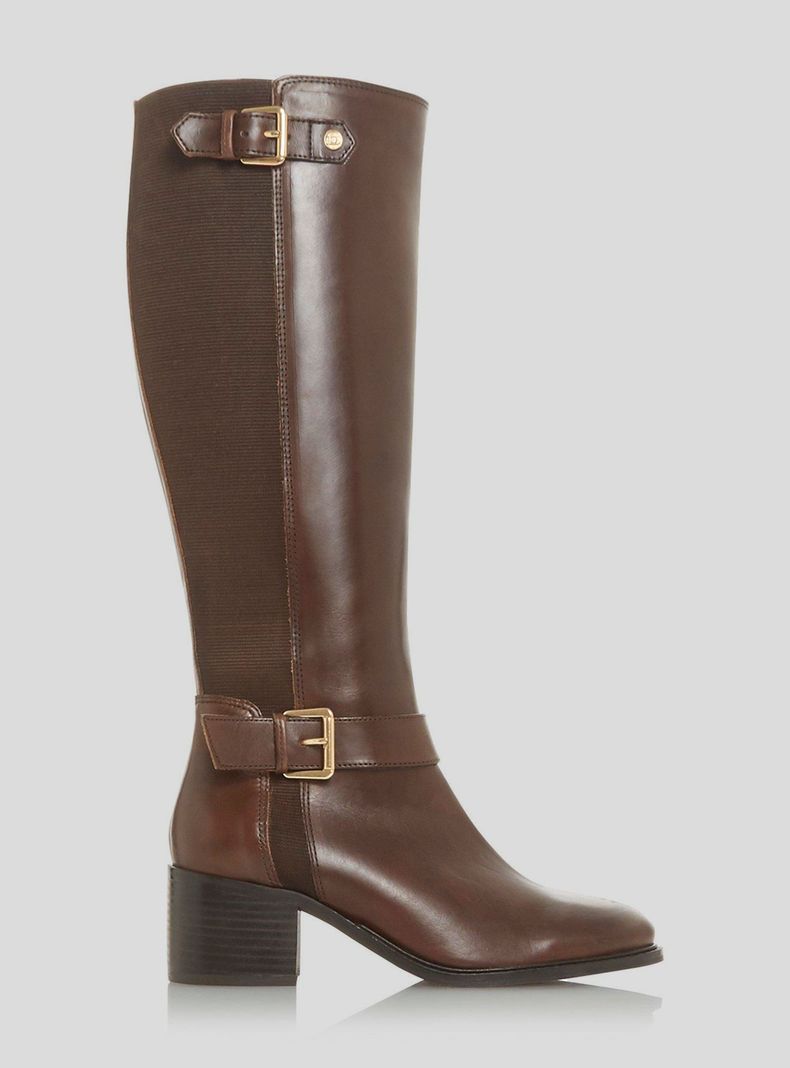 Botas Dune Tildaa Dark Brown Mujer-1