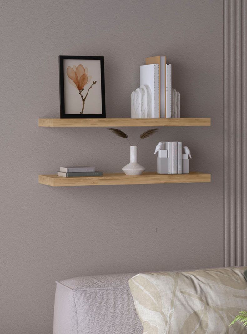 Repisa Flotante 80x25 cm Macadamia-5