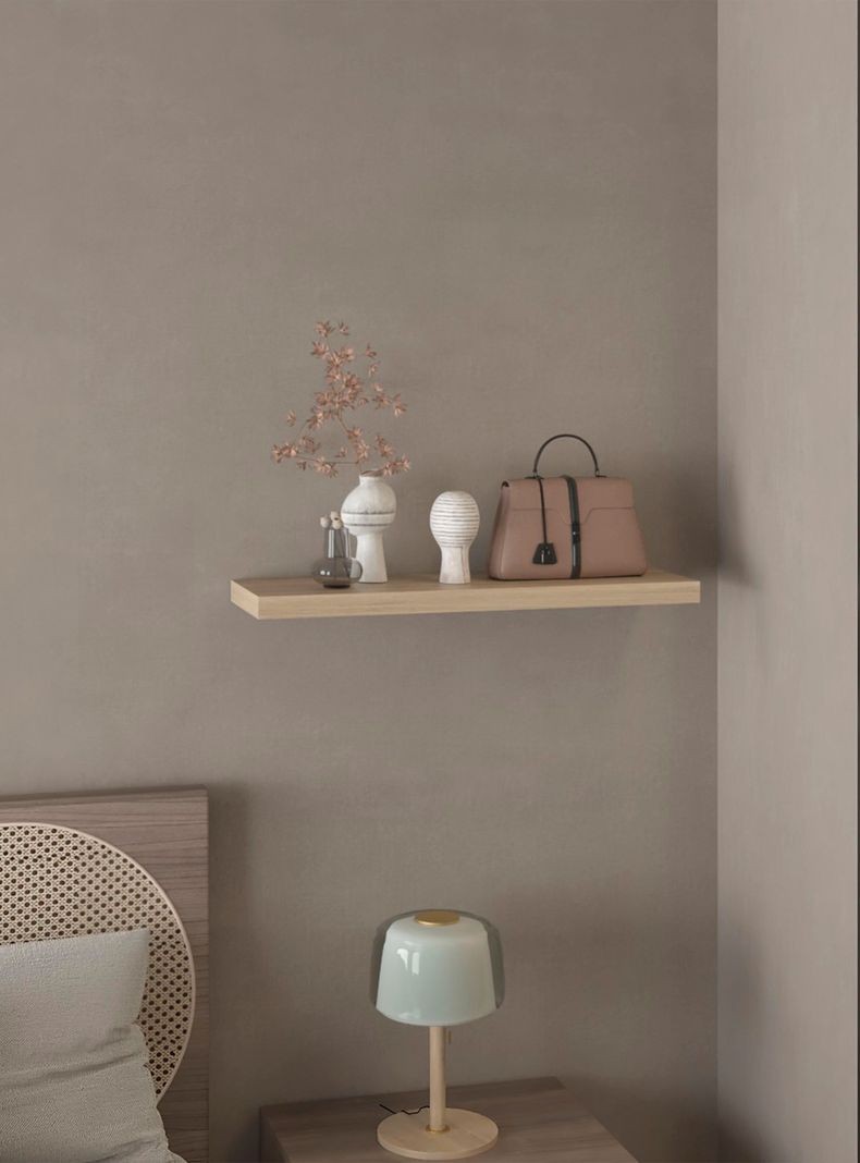Repisa Flotante 80x25 cm Rovere-4