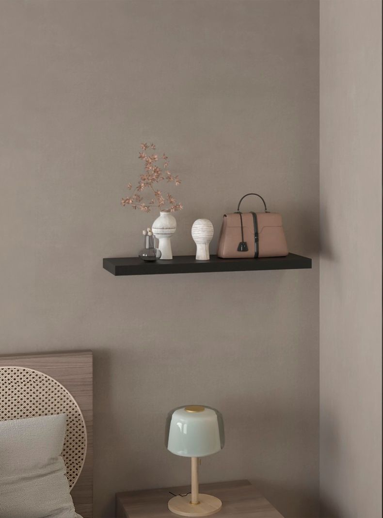 Repisa Flotante 80x25 cm Wengue-4