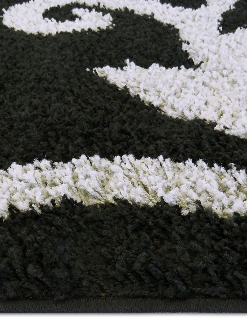 Alfombra Shaggy D5 133x180 cm Negro-1