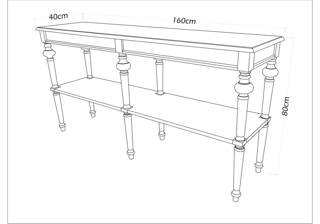 Arrimo Balmoral 160x40 cm-1