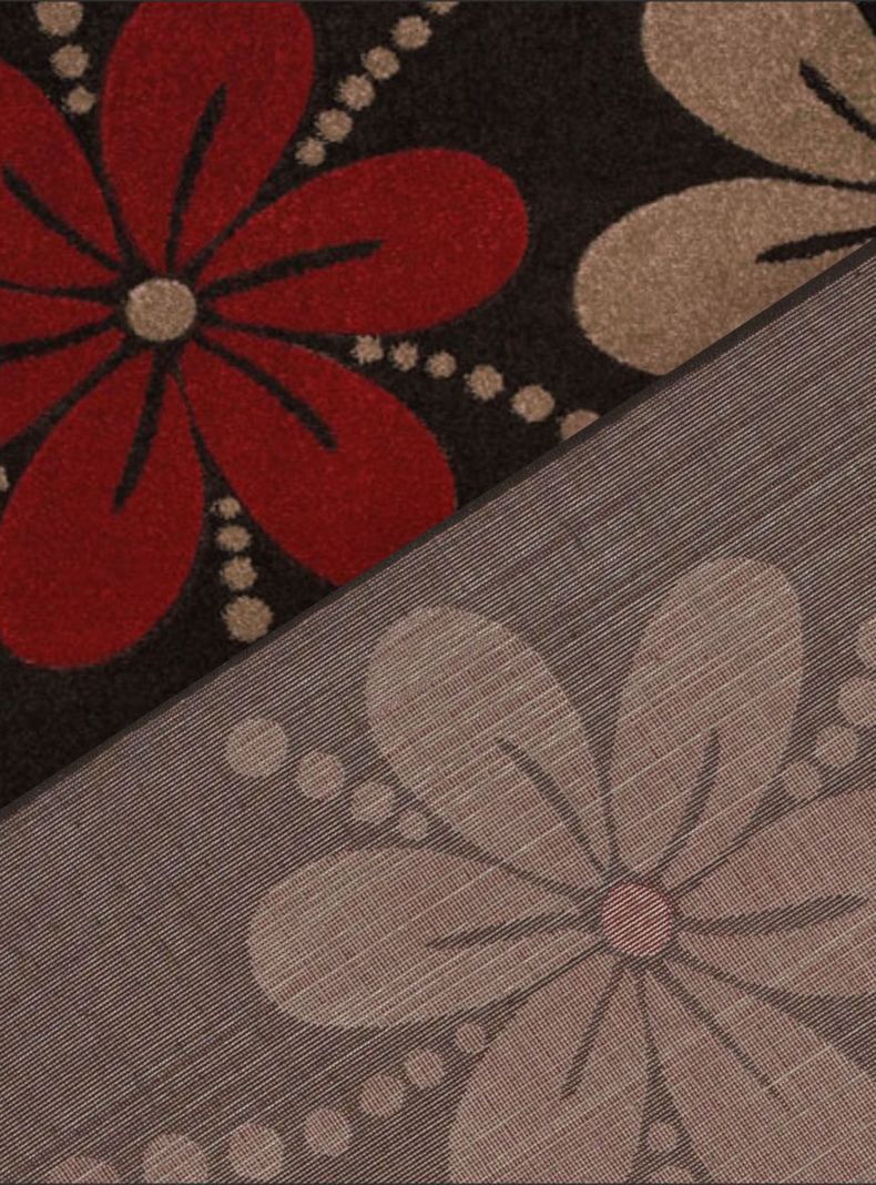 Alfombra Carved 133x180 cm Café Flores-1