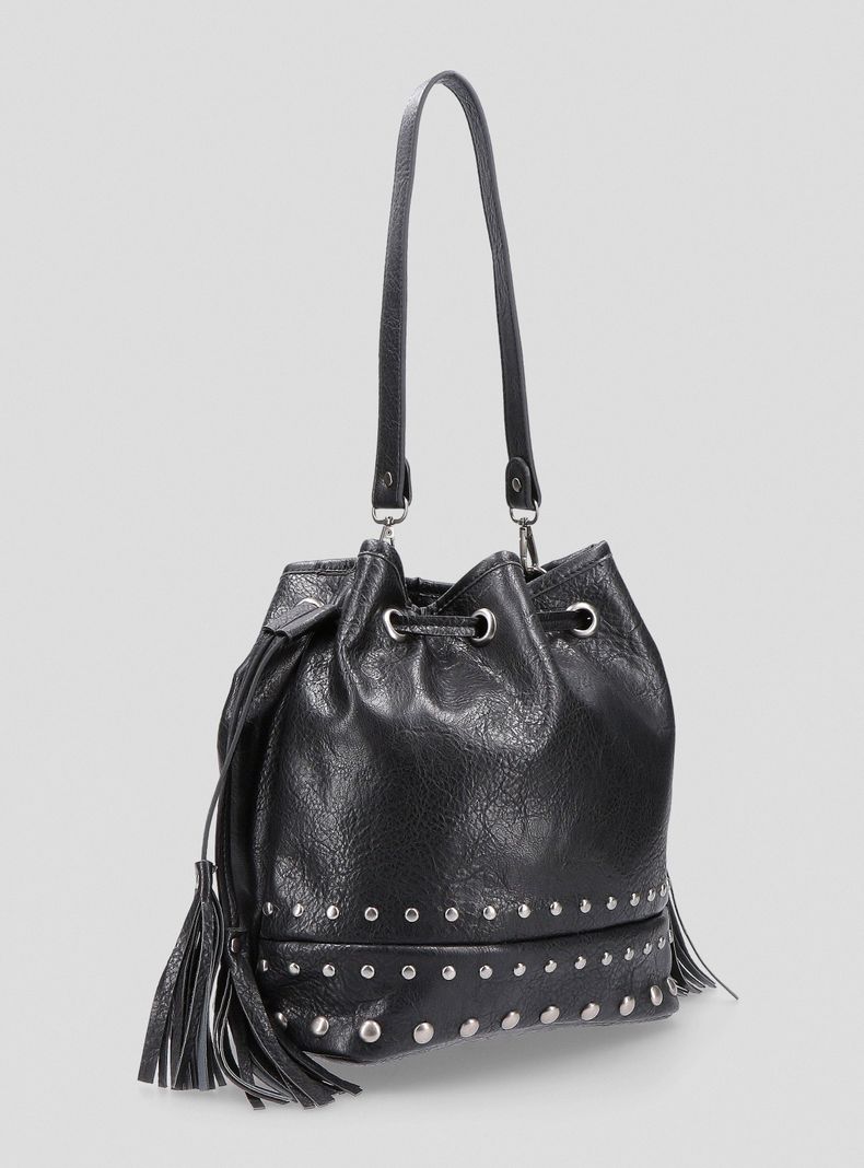 Cartera Ecocuero Straps Mochila Tachas-3