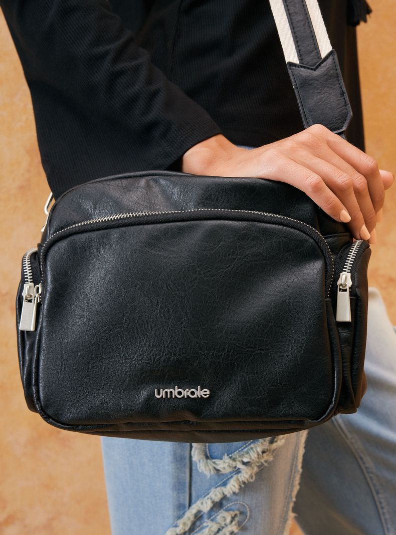 Cartera Ecocuero Strap Bicolor-1