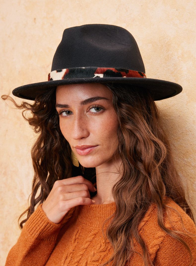 Sombrero Invierno Cinta Animal-0